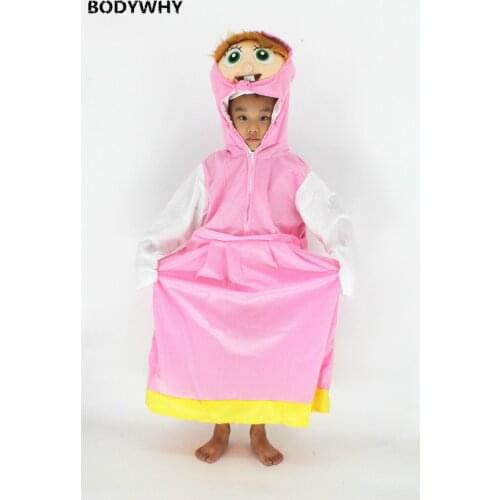 ChildrenS Animal Costume Stage Brown Bear And Girl Kids Cartoon Magic Outfit Suit Advertising Halloween For Child Gift