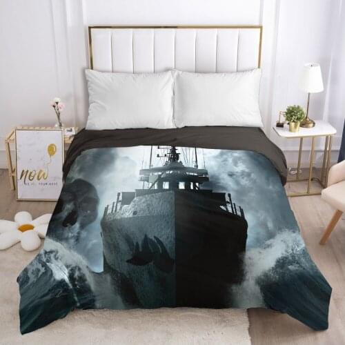 Cartoon Hallowmas Childrens Duvet cover Quilt/Blanket/Comfortable Case Bedding for kids baby boy girls for Home Ghost ship