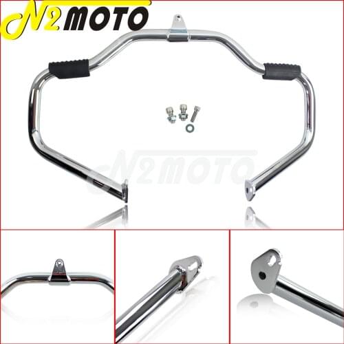For Harley Touring Road King Electra Glide FLHT FLHX FLHR FLTR 1997-2008 Motorcycle Chrome Highway Bumper Engine Guard Crash Bar