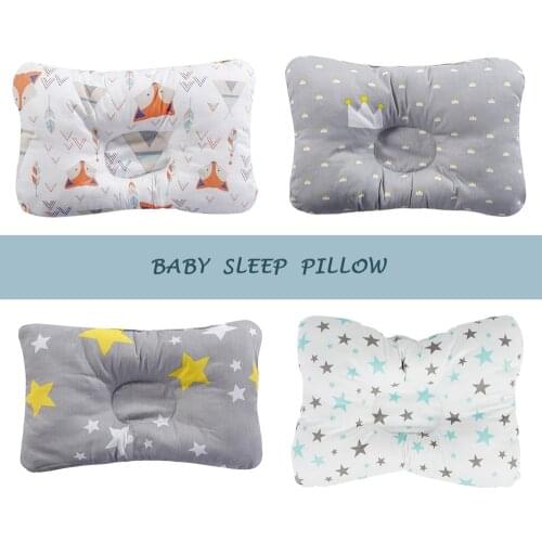 Cotton Baby Pillow Newborn Baby Anti Flat Head Baby Sleep Pillow Baby Bedding Sleep Positioner Support Pillow