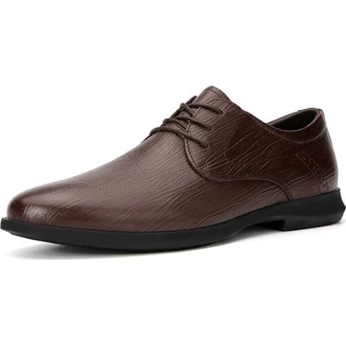 Fashion Men Casual Shoes Zapatillas Hombre New Autumn Men Flats Cow Split Male Oxfords Genuine Leather Vintage Lace-Up Loafers