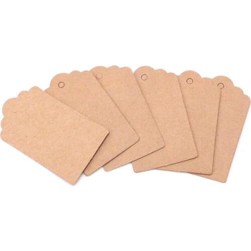 Wholesale 100pcs/lot Jewelry Ear Studs Packaging Display Cards Thick Kraft Paper Earrings Card Jewelry Price Tags 3x5cm 2x7cm