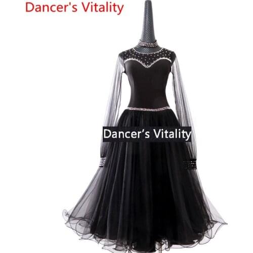 Waltz dance practice dress new women ballroom dance dress adult female swing dress women ballroom dance competition clothing