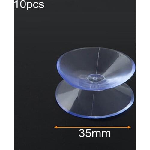 Glass Window Suckers Suction Cups Wall Hooks Double Sided For Kitchen Bathroom