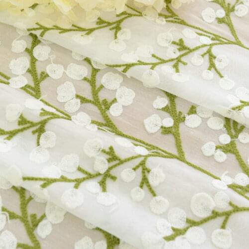 COLORFUL KING Money Tree Embroidered Modern Minimalist Curtains Drape Panel Sheer Tulle For Living Room Kitchen Bedroom