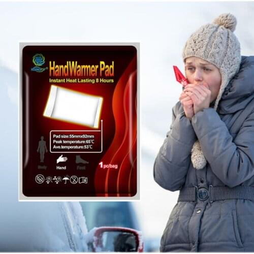 Self-heating Hand Warmer Patch 10 Bags/Lot Self Heated Hand Warmer Stick Lasting Heat Anti Cold Patch Keep Hand Body Warm Paster