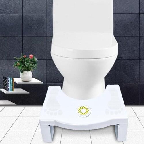 Foldable Squatting Stool Non-slip Toilet Footstool Anti Constipation Stools Bathroom Shower Seat Toilet Foot Stool Dropshipping