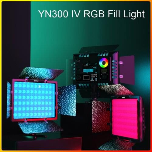 Yongnuo YN300 IV YN-300 IV RGB LED Video Light 3200k-5500K RGB Full-Color Camera Photo Lighting for Studio Video