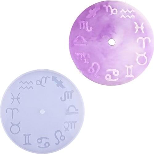 Home Office Decoration Clock Resin Mold Size 10.5/15.5cm Handmade DIY Crafts Making Dropship