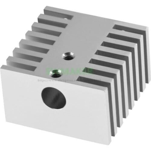 Improved All metal Single heat sink block, V6 single Nozzle Head ,Quick heat dissipation Update Tevo Tarantula hotend 3D Printer