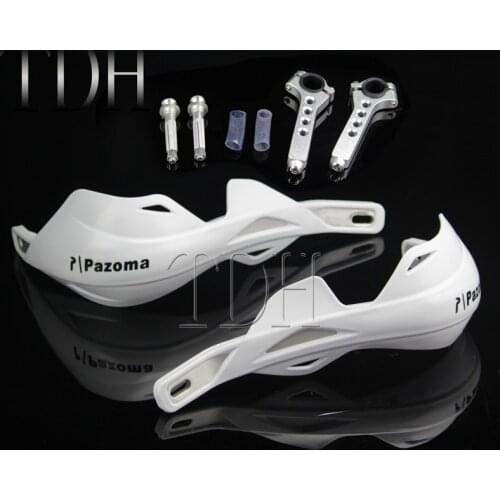 7/8" 1-1/8" Hand Guard Motorcycle White Handguard Motocross Enduro Bike Hand Brush Guard For Yamaha WR YZ TTR XT 250 450
