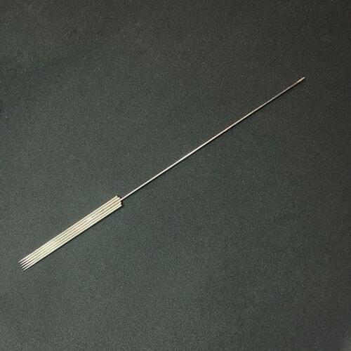 0.35*50m 100Pcs Flat 5 Disposable Sterilized Professional Tattoo Needles For Permanent Makeup Eyebrow Pen Machine