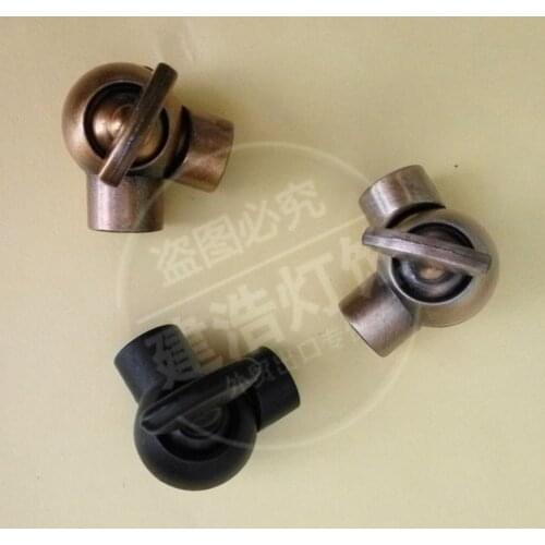 2PCS 6 Color Universal head, M10 tooth tube, Vintage Retro Light Lamp Bulb Holder Socket Drop light Connector Lamp Bases