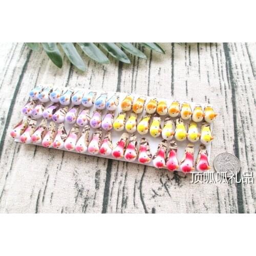 48pcs Colorful Foam Birds Craft For wedding Home Festival Decoration Party Gift Diy Craft scrapbook 1.5*4cm