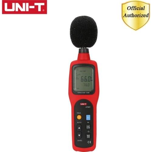 UNI-T UT351 Sound Level Meter 30-130dB Digital Decibel Meter Logger Audio Monitor Detector