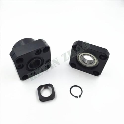 FK12 FF12 Set : 1 pc of FK12 and 1 pc FF12 for end support for SFU1605 ball screw support CNC XYZ
