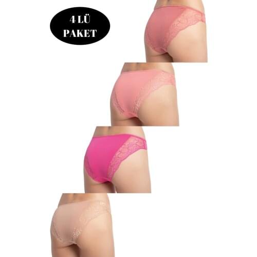 LUXXA 4LÜ LACE DETAILED WOMAN PANTIES KIT