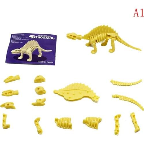Creative funny Different Kinds Assembled Allosaurus Diplodocus Dinosaur Skeletons Model DIY Toys for Children Gift