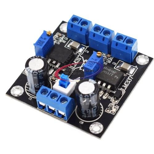 LM317 + LM337 / negative dual power adjustable power supply board/ Electronic Component