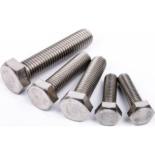 M3 Pitch 0.5mm Length 10/12/16/20/22/2530mm 304 Stainless Steel A2-70 Outer Hex Screws Hexagonal Bolts DIN933