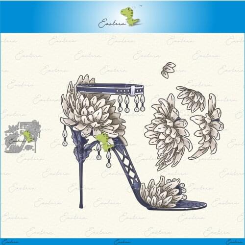 Chrysanthemum shoe model Cutting Dies 2020 new dies DIY dies Scrapbooking Paper Making Craft die Matching color paper dies mould