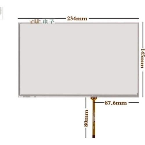 The new 10.2 Inch Touch Screen 10.1 inch AT102TN03 V.8 V.9 screen screen 234*145