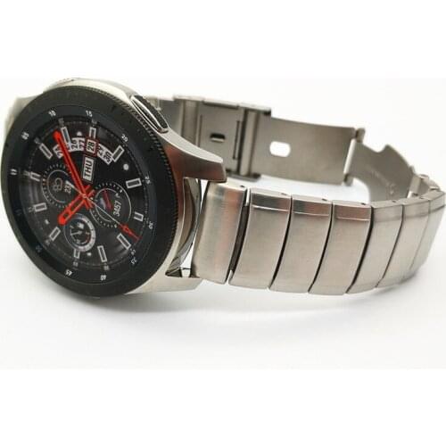 For Samsung Galaxy Watch 46mm Metal Stainless Steel Watch Wrist Band Strap for Samsung Gear S3 Classic Frontier Watch Strap 22mm