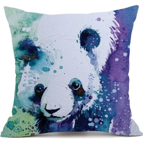 Cute Animal Elephant Panda Sofa Cushion Hug Pillowcase Home Decoration Pillowcase Animal Sofa Mattress Cover Linen Pillowcase