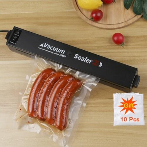 Vacuum Packing Machine Sous Vide With 10Pcs Vacuum Bags Packing Vacuum Food Sealer Strong Sealing Vacuum Pump Packaging Machine
