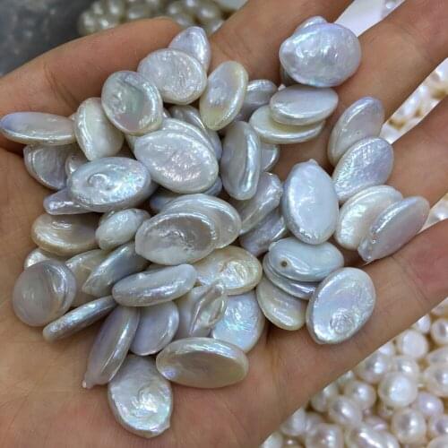 1Pcs Egg-shaped Freshwater Loose Pearl For DIY Earring Necklace Bracelet Brooch Pin Sewing Craft Jewelry Accessory