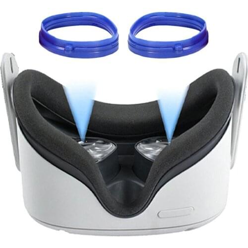 1Pair Anti-blue Light Lenses forOculus Rift S VR Headset Magnetic Eyeglass Frame Clip Lens Protection for oculus quest Accessory