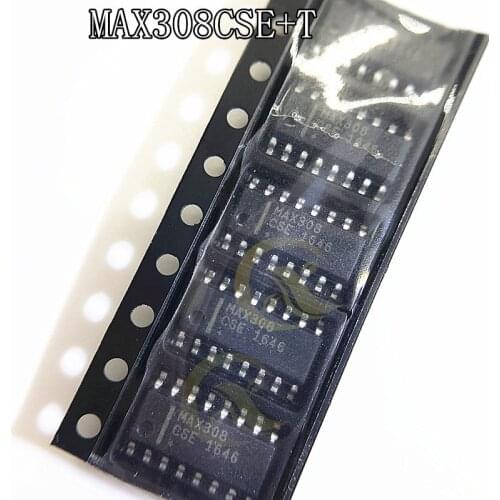 MAX308CSE+T patch SOP16 CMOS analog multiplexer 8/ double 4 channels original