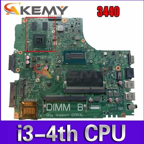 Akemy I3-4030U FOR Dell Latitude 3440 Laptop Motherboard DL340-HSW 13221-1 PWB:WVPHP REV:A00 CN-0DVPJ6 DVPJ6 Mainboard NOTEBOOK