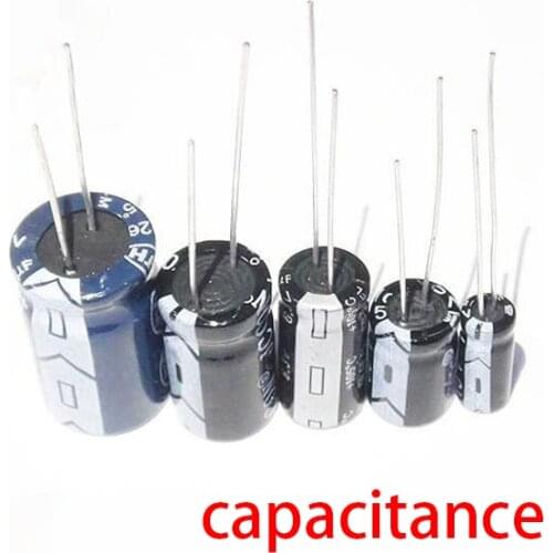 20pcs 35V-470uF Aluminum Electrolytic Capacitor 4V 10V 16V 25V 100UF 220UF 330UF 680UF 47UF 10UF 22UF
