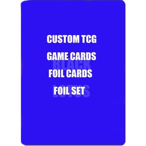 BL FOIL CARDS BLUE Core Custom Standard Cards Set TOP Quality Playing Card Board Games Proxy King OEM Board Games