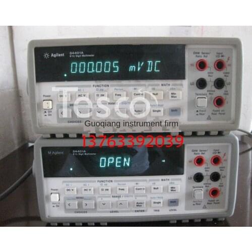 34401A Six and a Half Bench Type Digital Multimeter Used tai shi biao 9 New