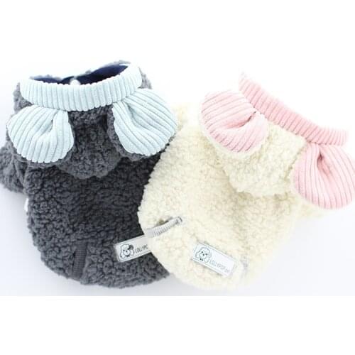 Kawaii Dog Clothes for Small Dogs Rabbit Ear Shape Dog Hoodie Lovely Style Bichon Chihuahua Yorkie Coat Dogs Pets Costume
