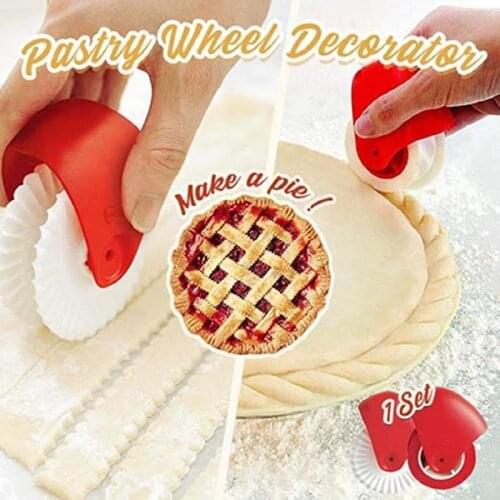 Pastry Wheel Decorator Pizza Cutter Pastry Lattice Cutter Pastry Pie Decor Cutter Noodle Maker Pasta Noodle Cutter