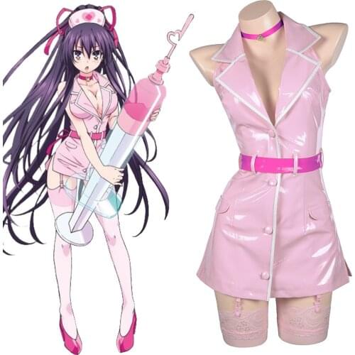 Date A Live Yatogami Tohka Cosplay Costume Women Girls Dress Outfit Halloween Carnival Costumes