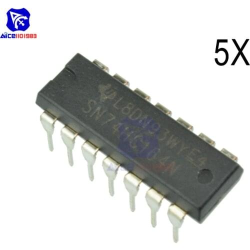 5PCS/Lot IC Chips SN74HC164N 74HC164 74HC164N DIP-14 Counter Shift Registers 8-Bit Original Integrated Circuits