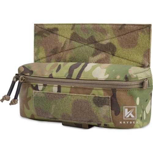 KRYDEX Mini Dangler Drop Pouch For JPC CPC LBT D3CR MK3 MK4 Plate Carrier Chest Rig Tactical Tool Storage Fanny Pack Multicam