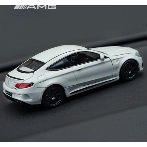 1/32 Benz C63S Car Model AMG Alloy Car Toys Vehicles For Kids Boys Childrens Toy Sound Light Diecast Sports Car Collections