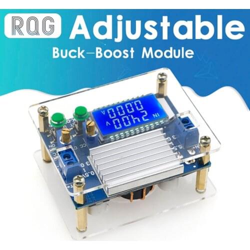 Buck-boost module constant voltage constant current LCD digital display voltage ammeter adjustable buck boost 4X