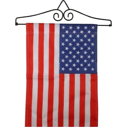 Horizontal Flags Wall Scroll Hanger Garden Stand Frame Durable Stainless Steel 667A
