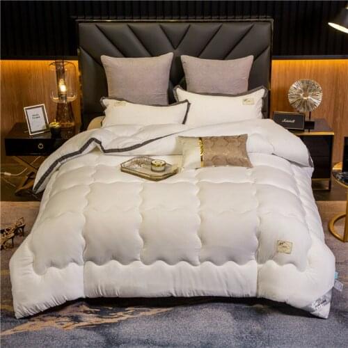 High-grade 95 % White Goose/Duck Down Duvets Quilt Thickening Winter Comforters washed Cotton Cover King Queen Twin Size