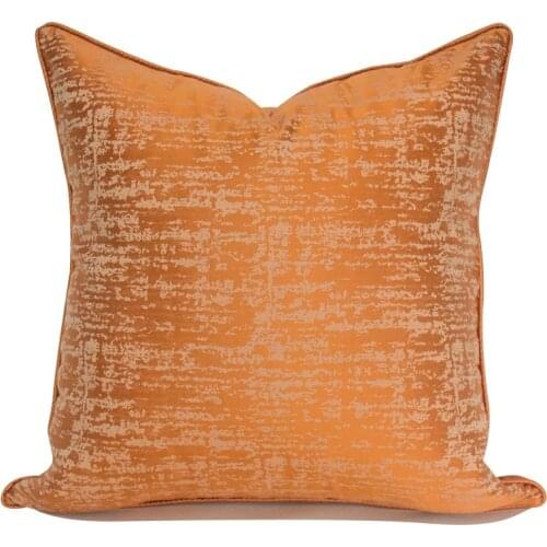 Luxury Pillow Cover 50x50 Orange Throw Pillow Cover Abstract Cushion Cover Home Decoration Living Room Sofa Pillow Cover 45x45
