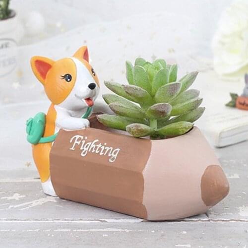 Resin Succulent Pot Garden Planter Succulent Container Storage Box