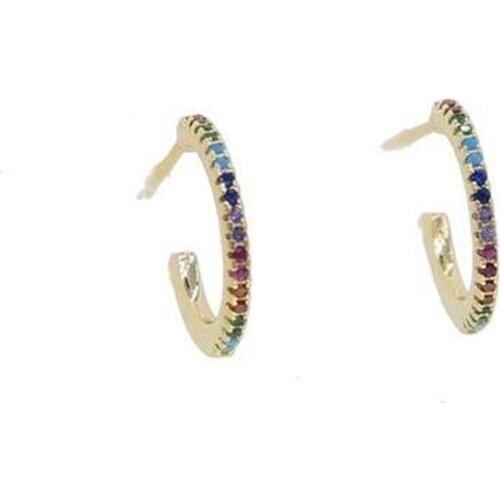 Vecalon Earrings Rings