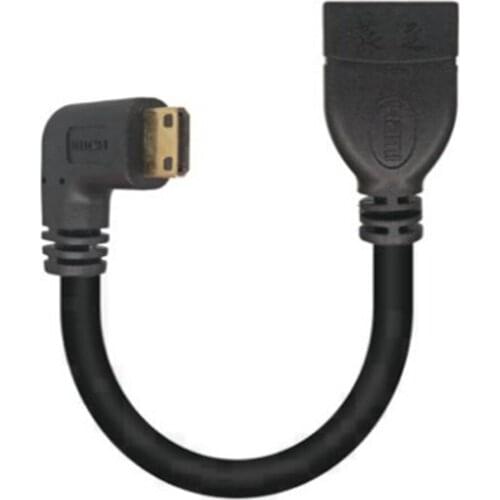 UP & Down & Left & Right 1080P Mini HDMI to HDMI cable Male to Female Converter Adapter M-F Extension Adapter Connector Cable