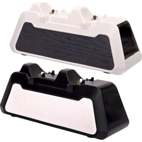 Controller Charger with Dual Charging Ports, Fast Double Charging Dock Station with LED Indicator 5V Compatible with PS5